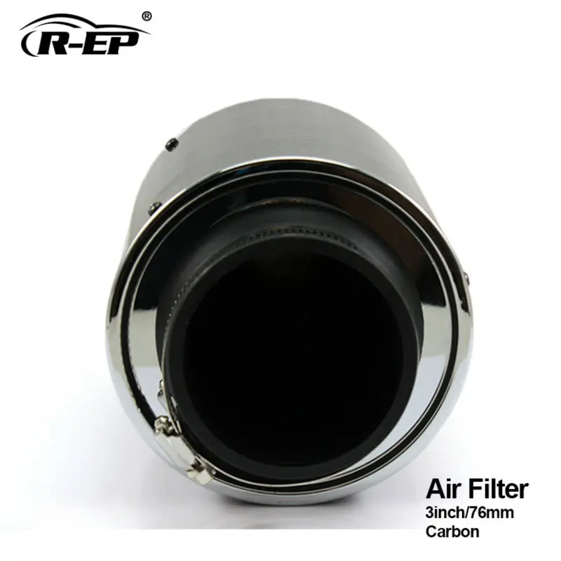 R EP воздушный фильтр угольный 76 мм Supercharger Hood Air Intakes Carro Car Kit filtro de ar esportivo