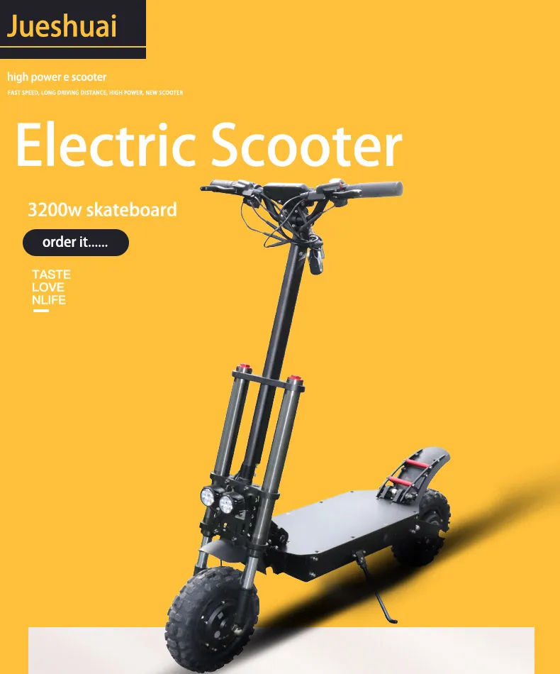 Long Distance100KM Electric Scooter with seat Samsung 35AH Battery Foldable Hoverboard Fat Tire Electric Kick Scooter e Scooter
