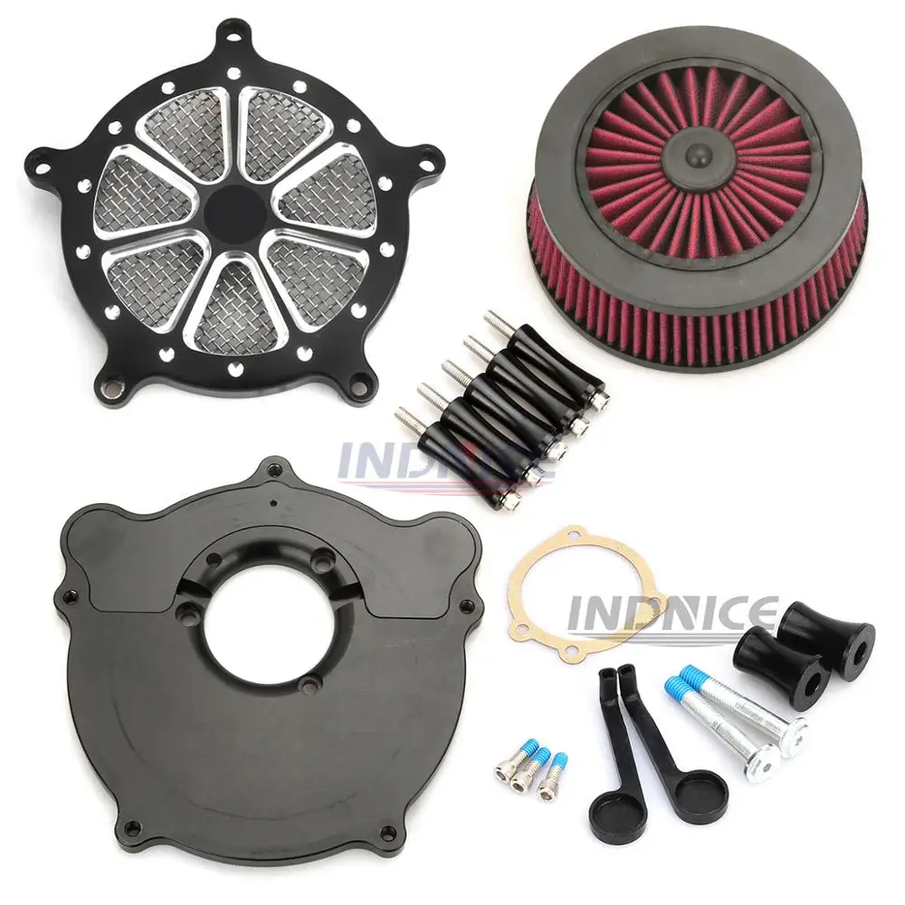 Красные наборы для очистки воздуха чехол Rain Socker подходит harley Dyna 00 17 Road King Classic FLHRC/I