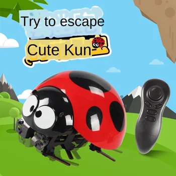 

Remote Control Intelligent Ladybug Robot Douyin with Remote Control Seven-star Ladybug to Tease Insects Bees Web Celebrity Toys