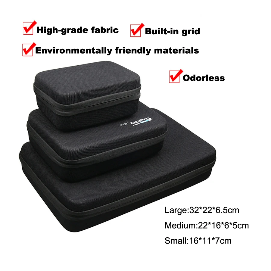 Портативный футляр для переноски Малый средний большой аксессуар