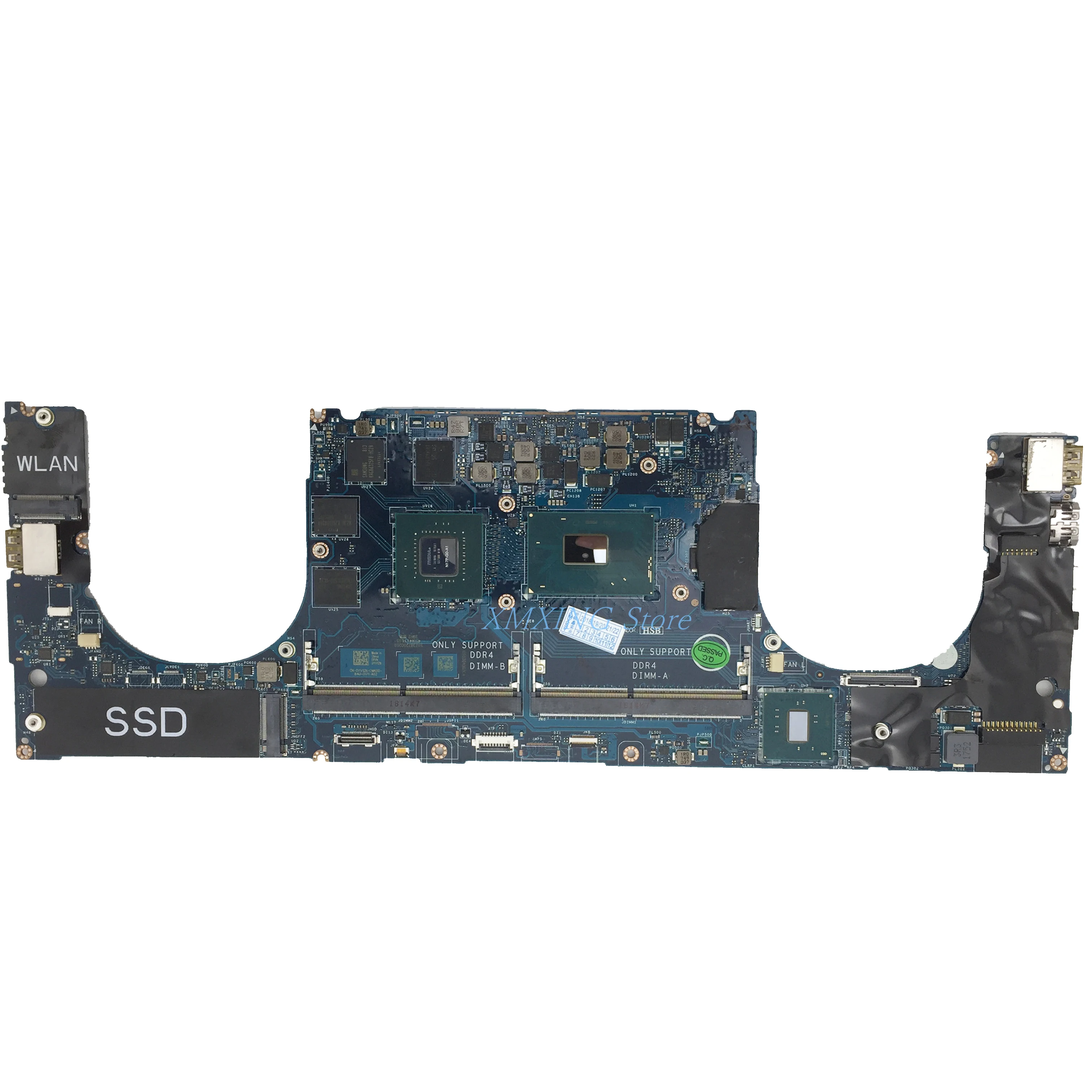 FULCOL для DELL XPS Latitude 9560 Материнская плата ноутбука I5-7300HQ Процессор GTX1050 LA-E331P CN-0YV12N