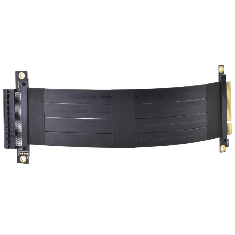 Qиндиан добавить на карты PCIE/PCI-E Riser Card PCI Express удлинитель кабеля Riser PCI E 8X до 8X Riser кабель удлинитель для BTC майнинга