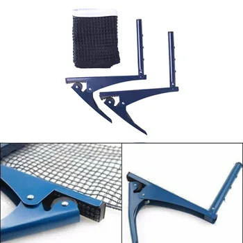 

Table Net Tennis Replacement Indoor Game Post Clamp Stand Set Training