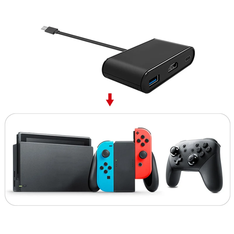 Тип-c/Usb-C к Hdmi адаптер видео конвертер для консоли nintendo переключатель общий Tns-1764 Переключатель Hdmi видео конвертер