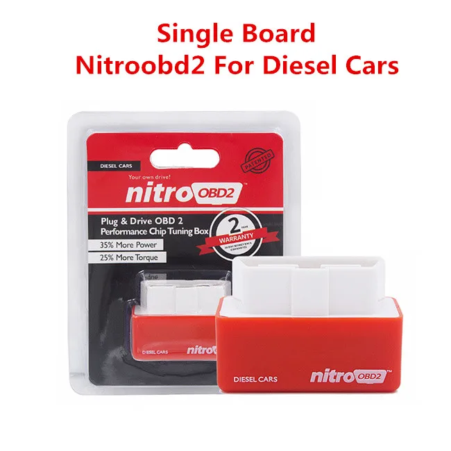 1PCB Board Блок тюнинга чипа для Benzine/дизель Eco OBD2 Nitro OBD2 сканер большей мощности 15% экономия топлива - Цвет: 1PCB Board