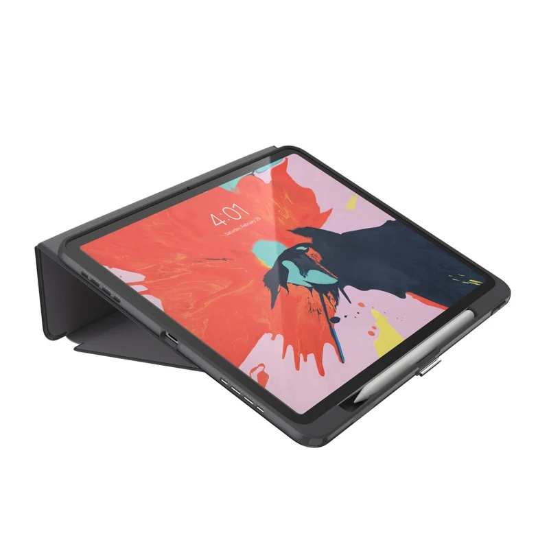 Чехол книжка Speck Presidio Pro Folio for iPad 12.9&quot Filigree Grey/Slate Grey|Защитные экраны для планшеов| |