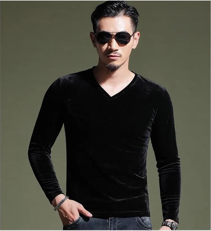 Большие размеры осень бренд хорошего качества мужские велюровые рубашки, Зимняя Мужская бархатная блуза хип хоп blusas M-6XL 7XL черный винный синий