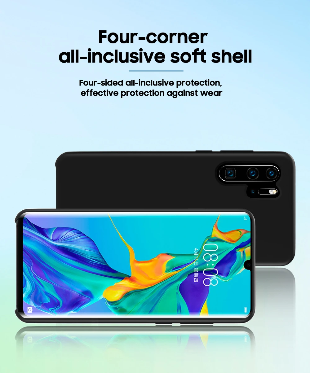Для HUAWEI P30 Pro чехол высокого качества мягкий силиконовый защитный чехол для HUAWEI P20 P30 Pro облегченный задний Чехол