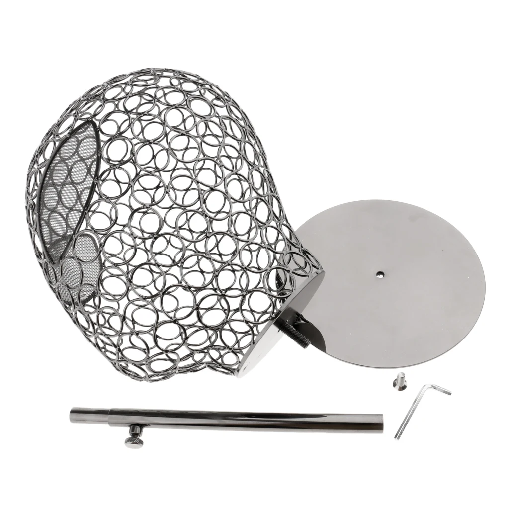 2pcs Modern Metal Hat Stand, Tabletop Decorative Wig Drying Holder, Black & Silver