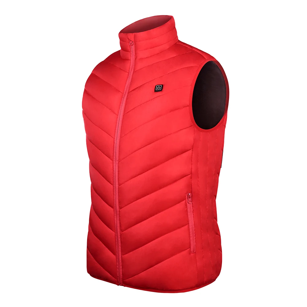 Homens ao ar Áreas de Aquecimento Jaqueta de Inverno Elétrica para Esportes Livre Infravermelho Colete Roupas Térmicas Caminhadas 2021 Usb 8 9 Colet. trilha