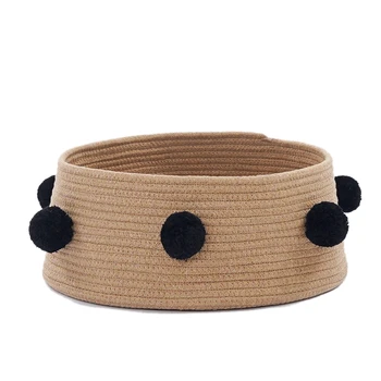 

43 - 16cm Cat Bed House Soft Cushion Nest Woven Pet Bed House Kennel Pet Supplies Four Seasons Universal Sleep Bed