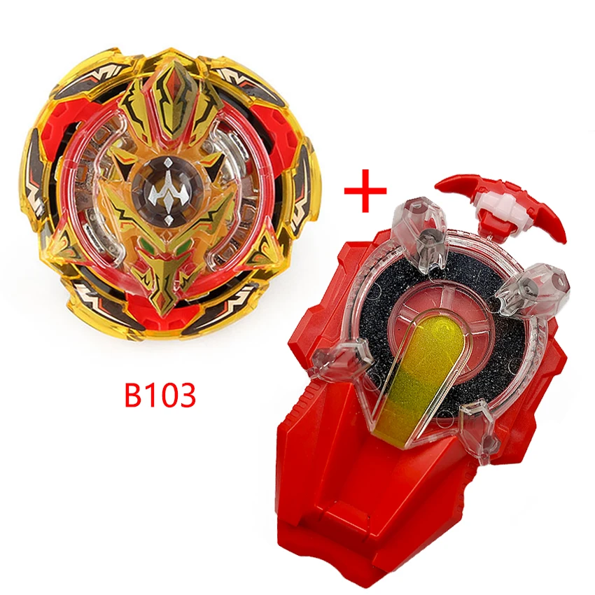 103beyblade+火石红黑发射器