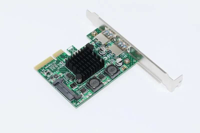 New USB 3.1 PCI Express Card 2Port USB3.1 SuperSpeed 10Gbps USB 3.1 PCI-E Expansion Card Adapter for Desktop Computer Components