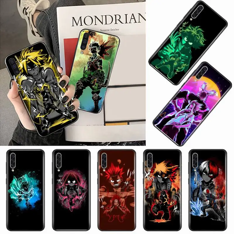 

My hero academia Passionate Anime Phone Case For Samsung galaxy S 7 8 9 10 20 edge A 6 10 20 30 50 51 70 note 10 plus