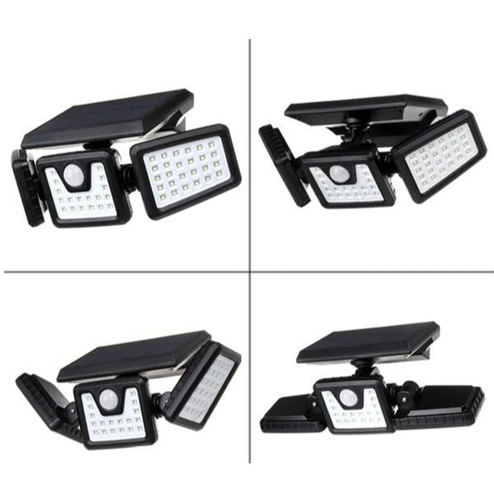 Motion Sensor Garden Rotatable Waterproof Outdoor Street Lamp Wall Lamp Wall Light Spotlight Durable Foldable Energy Saving PIR