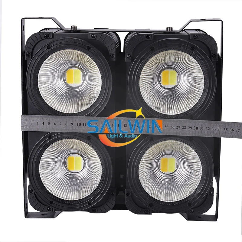 4X Лот свеча Блиндер 4 глаза 4*100 Вт Coolwhite/Warmwhite 2в1 COB светодиодный светильник Блиндер светильник для зрителей с 4в1 F светильник чехол