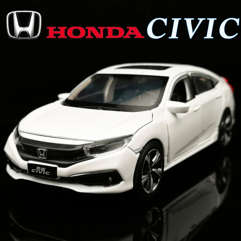 1/32 масштаб Honda Civic литый под давлением автомобиль из сплава сборная игрушка