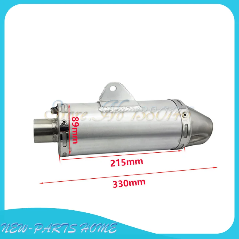38 мм Глушитель T4 стиль для 125cc 140cc 150cc 160cc 190cc CRF50 KLX110 для Dirt Pit Bike