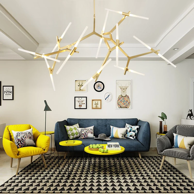 Art Lighting Fixtures Chandelier for Living Room Hotel Bedroom