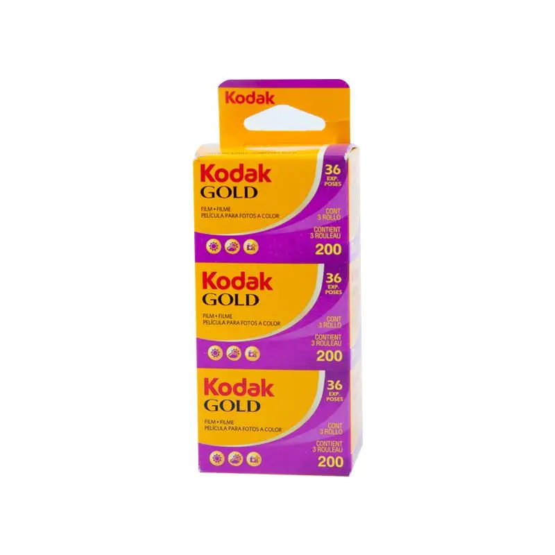 Kodak GOLD 200 Color Negative Film 35mm -36 Exposures 3pk | Электроника