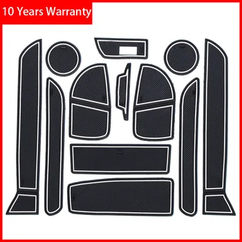 

3D Rubber Mat Door Slot Pad Cup Cushion Groove Mat Lnterior Anti Slip Mat For BMW 3 Series F30 2012-2018 Car Accessories LOGO