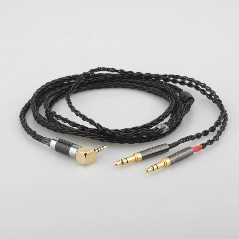Audiocrast 8 Cores Headphone Earphone Cable For Denon AH D600 D7100 Hifiman Sundara Ananda HE1000se HE6se he400