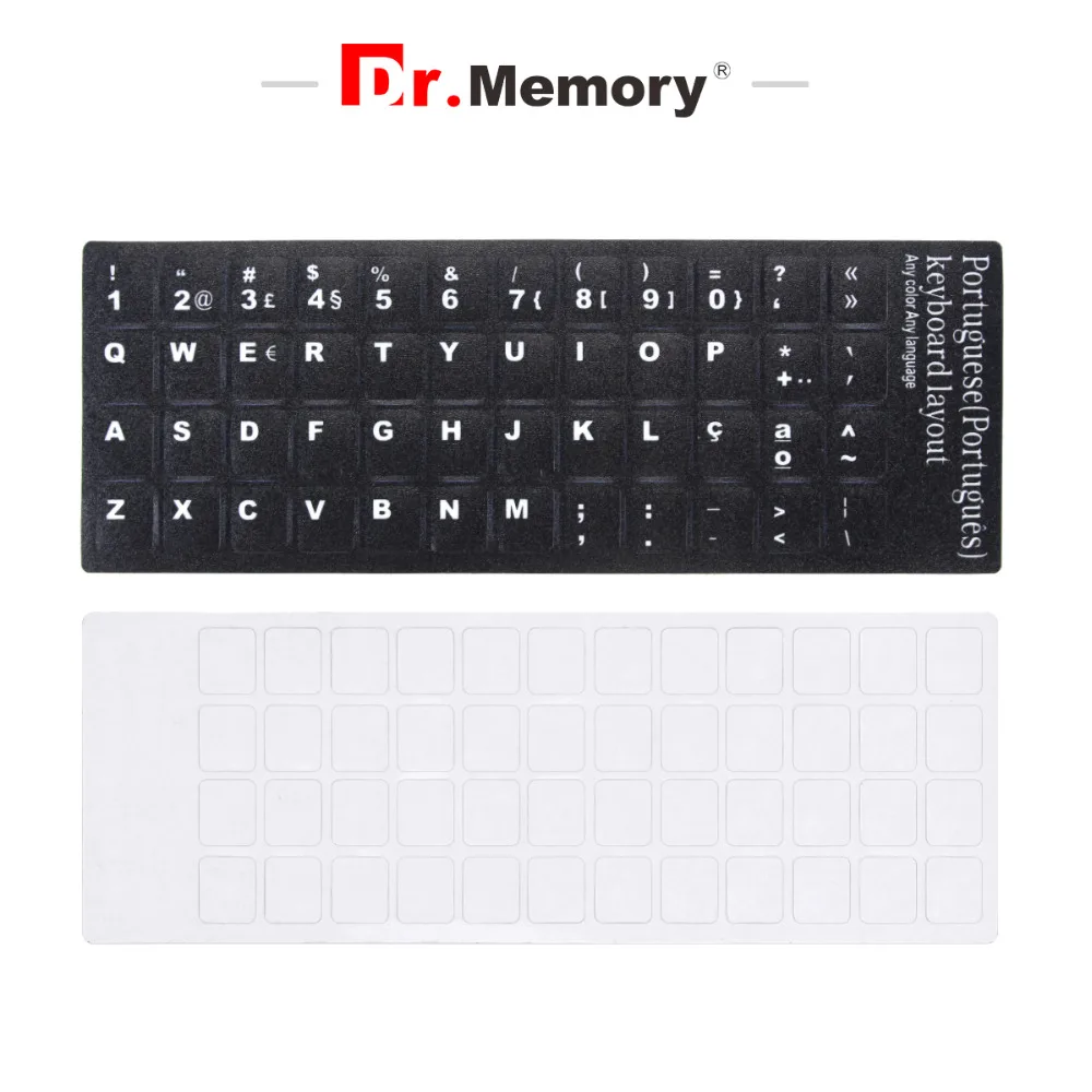 Россия русский/португальский/Французский клавиатура наклейки ноутбук Раскладка для замены клавиатуры наклейки