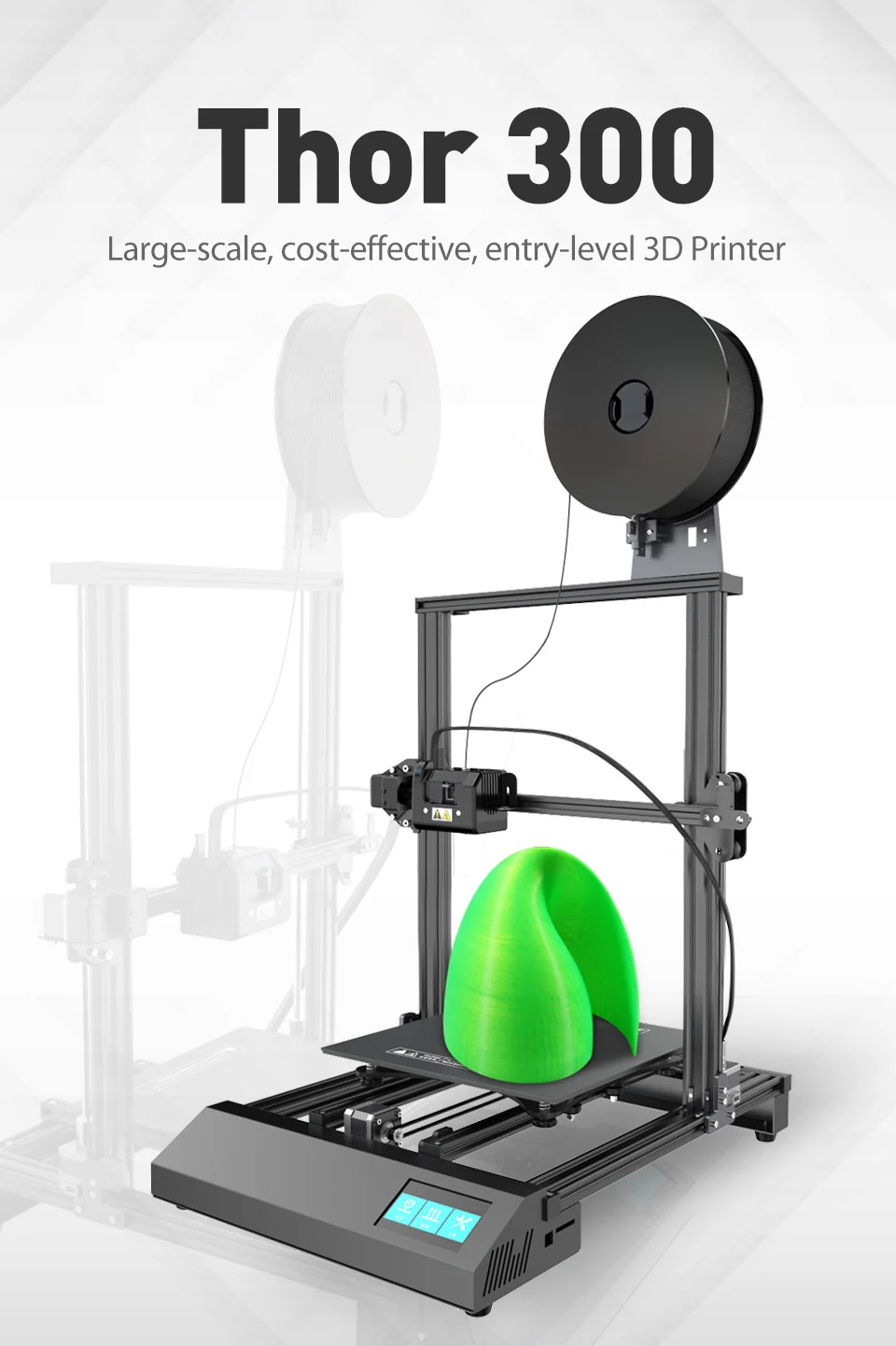 Новое поступление! Flashforge Thor400 DIY 3d принтер большого размера высокого качества дешевый 3d принтер s