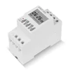 12V Two Groups Output Separate Control 7 Days Weekly Programmable 2 Channels Timer Switch Time Min. 1 Second Interval Clock 3
