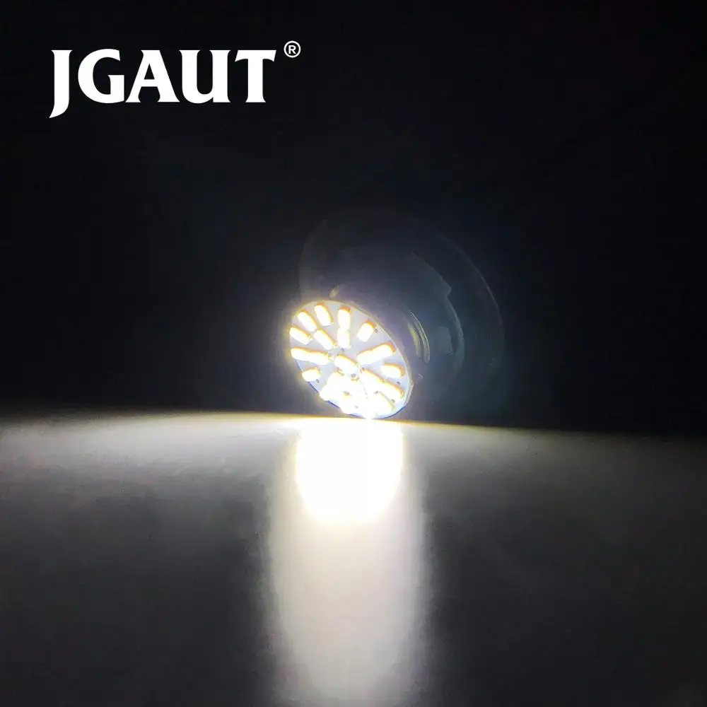JGAUT 1156 1157 3528 Led 22 света с поверхностным монтажом p21w bay15d ba15s P21 автоматический стоп-сигнал заднего поворота сигнального фонаря белый Янтарный красный