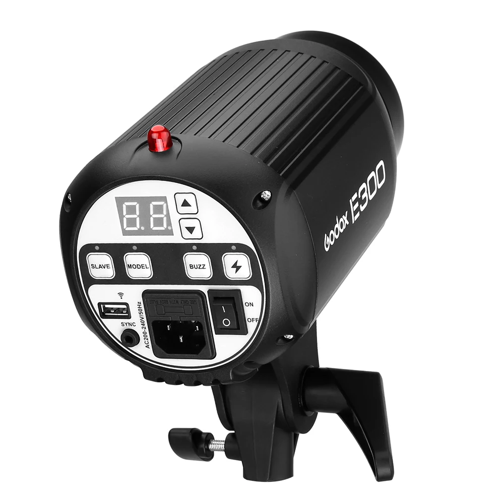 Godox E300 300Ws Фотостудия вспышка стробоскоп свет+ 180 см световая подставка+ 50x70 см сотовая балка+ AT-16 ТРИГГЕРНАЯ вспышка