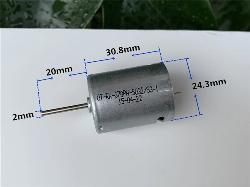 Micro OT-RK-370PH-5032 Carbon Brush Motor DC 3V-7.4V 31000RPM High Speed 20mm Long Shaft DIY RC Toy Car Boat Model | Обустройство