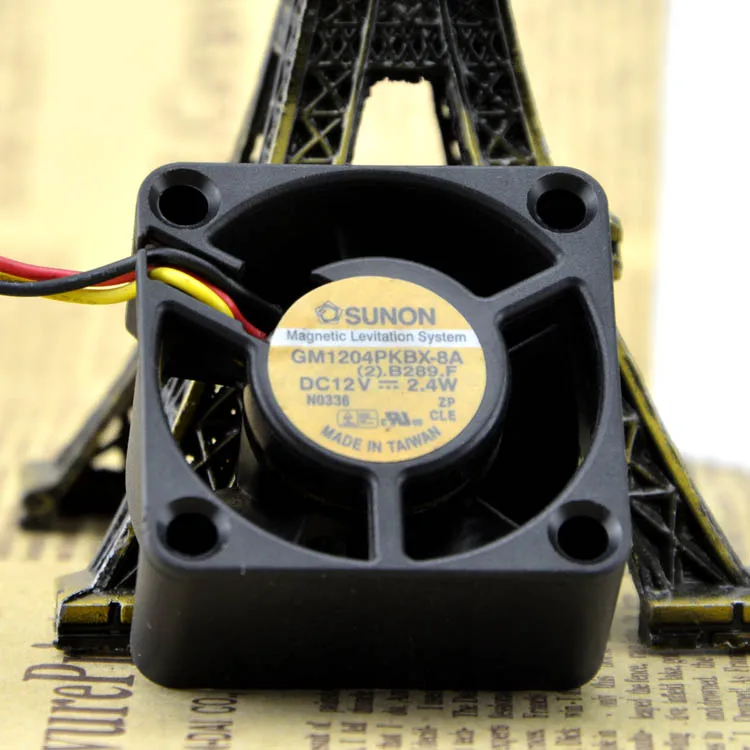 4020 4 см 12V 2,4 W GM1204PKB-8A защиты электродвигателя Вентилятор охлаждения
