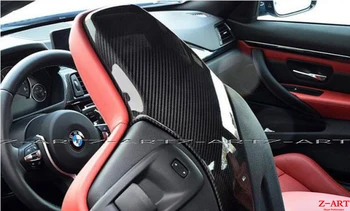

2013-2019 Z-ART for BMW M3 M4 dry carbon fiber seat back carbon fiber seat trim for BMW F80 F82 F83 carbon fiber interior