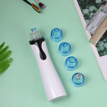 

Electric Blackhead Suction Facial Cleaner Women Girls Face Skin Cleaning Tool (Build-in Battery, Black and White)