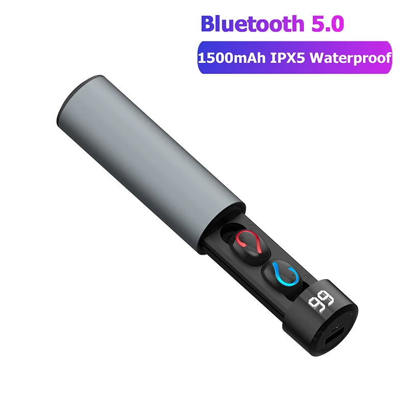 Q67 TWS беспроводные наушники 3D стерео мини Bluetooth наушники 5,0 с двойным микрофоном спортивные водонепроницаемые наушники Авто сопряжение гарнитура Q32 - Цвет: T8HE