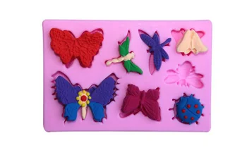 

Dragonfly butterfly turn sugar cake soft pottery clay drop glue gypsum automobile decoration silica gel mold