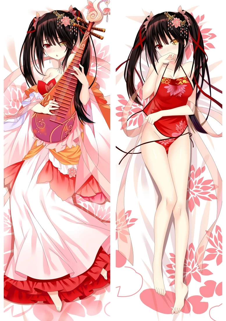 Аниме Дата A Live Dakimakura Чехол персонажи кошмар валик чехол Tokisaki Kurumi обнимающий тело наволочка