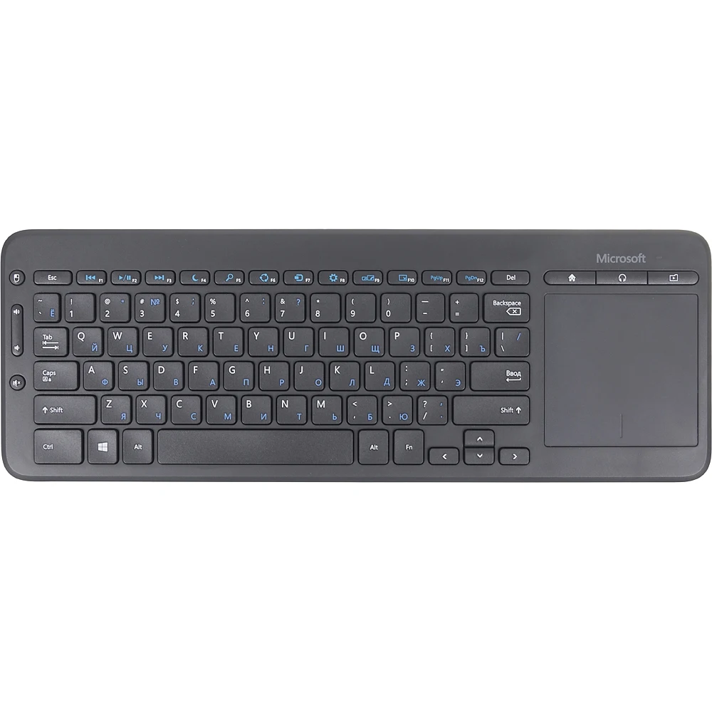 Клавиатура MICROSOFT All-in-One Media, черный