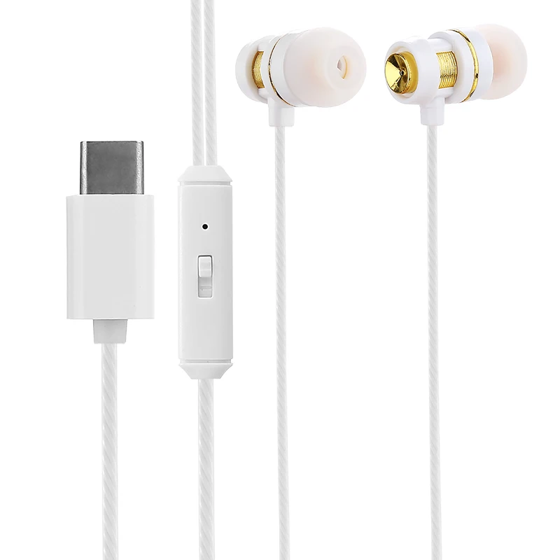 Fashion Type C Headphones For LETV LeEco Le 2 / Le 2 Max / Le 2 Pro Earphones In-Ear Perfume Line Wired Control With Microphone