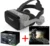 With Controller D Шлем 9,0 VR Очки виртуальной реальности 3D очки Google Cardboard VR гарнитура коробка для 4,0-6,3 дюймового смартфона - Цвет: With Controller D