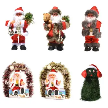 

Christmas Santa Claus Doll Electric Dancing Singing Year Claus Music New Gifts Children Supplies Santa Bang Party Cute For A9G8