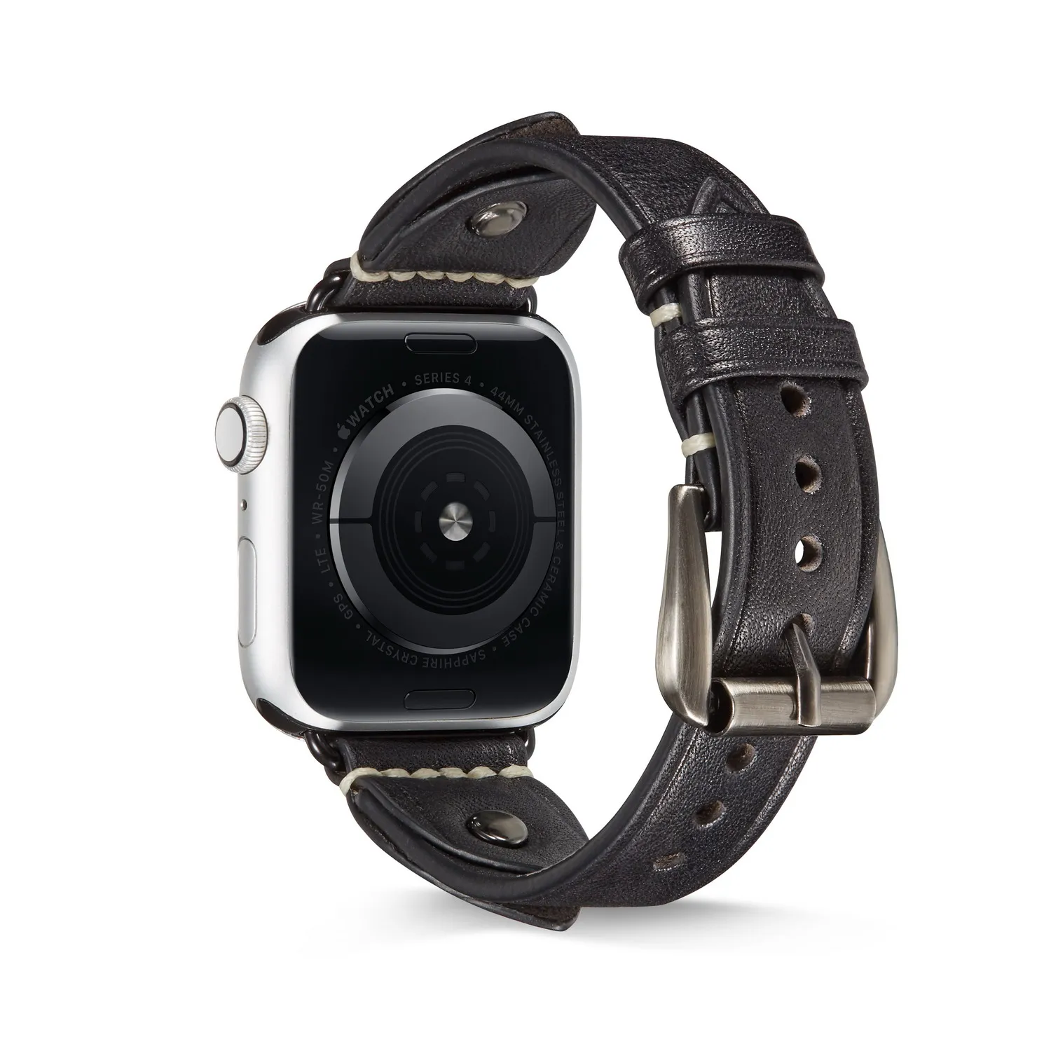 Ретро Кожаный ремешок для часов для apple watch 1 2 3 4 5 iwatch Ремешки для наручных часов 38 мм 42 мм 40 мм 44 мм