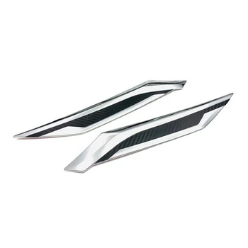 

For Toyota RAV4 2019 Head Light Trim Replacement Wear resistance Decal Decor 1 Pair Car Exterior Front