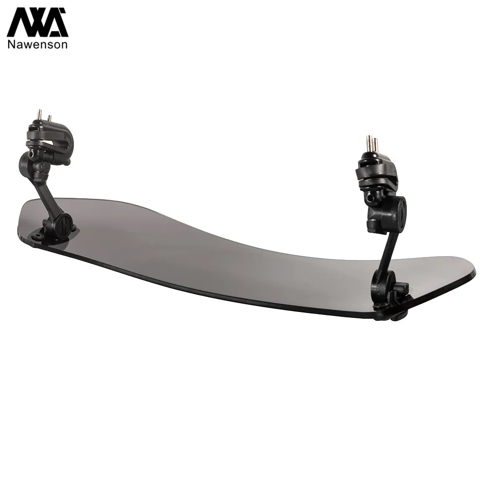  Universal Motorcycle Windscreen Extension Plastic Spoiler Add-On Air deflector Adjustable Aerofoil 