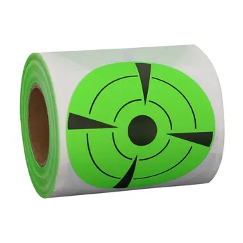 

1Roll/125pcs Fluorescent Shooting Target Stickers Adhesive Arrow Darts Aiming Stickers Round Splatter Sticker Target Pasters