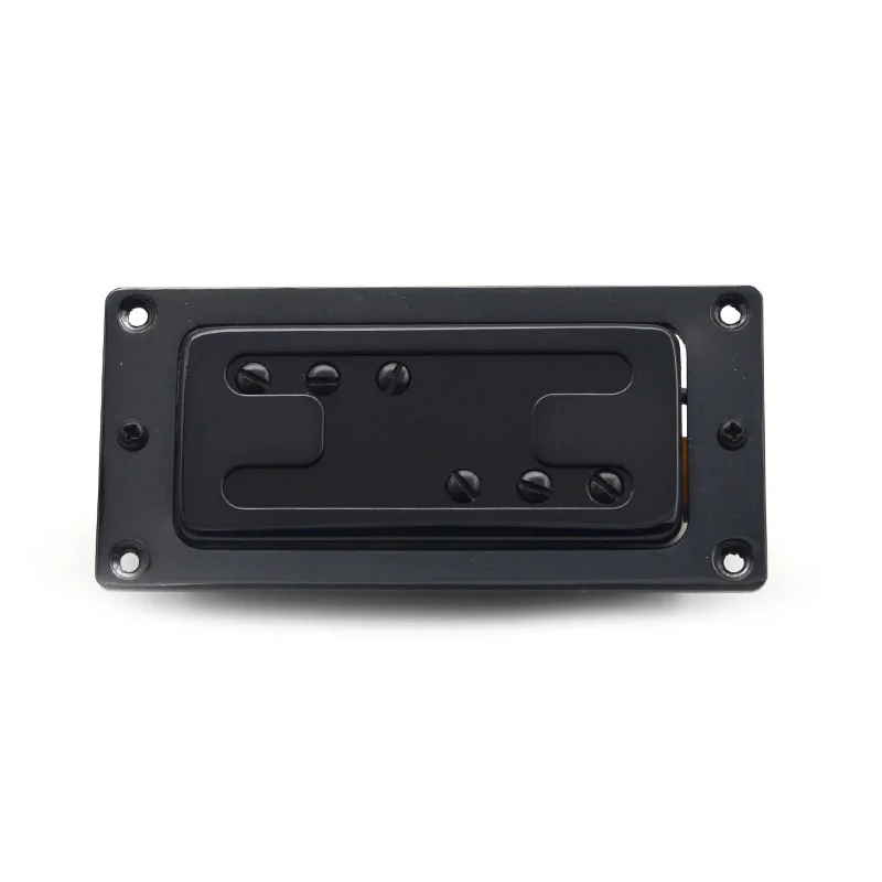 Mini Style Two Line 6 Hole Electric Guitar Humbucker Pickup Neck/Bridge Pickup Black