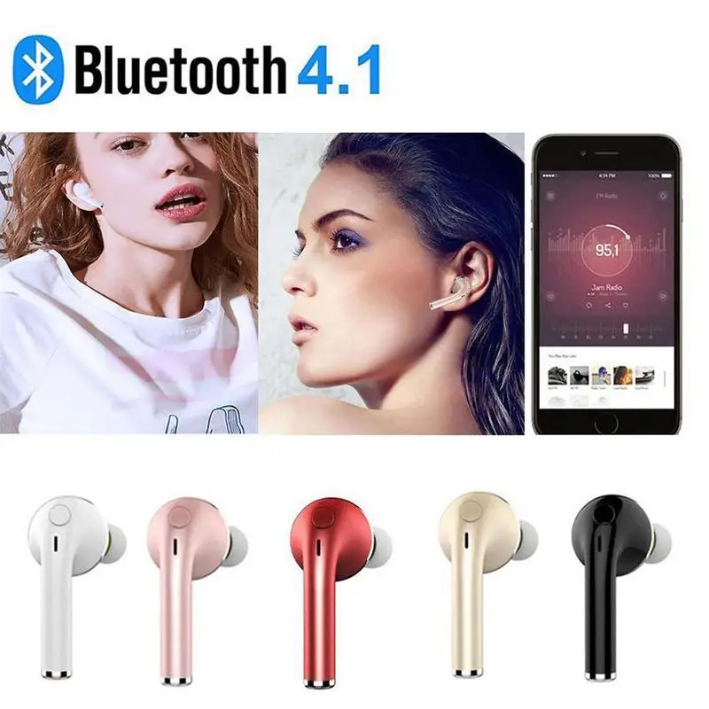 Беспроводная мини-гарнитура Bluetooth, наушники-вкладыши, стереонаушники, беспроводная гарнитура для шеи, гарнитура для Iphone, samsung, Lg