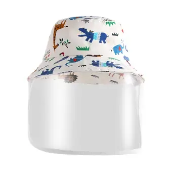 

Parent-Child Hat Fisherman Women's Outdoor Protective Cover Children Bucket Hat Anti-Dust And Anti-Fog
